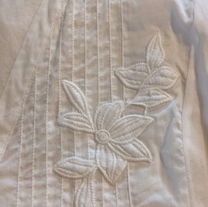 Coldwater Creek Vintage Blouse W/Applique Size 1X